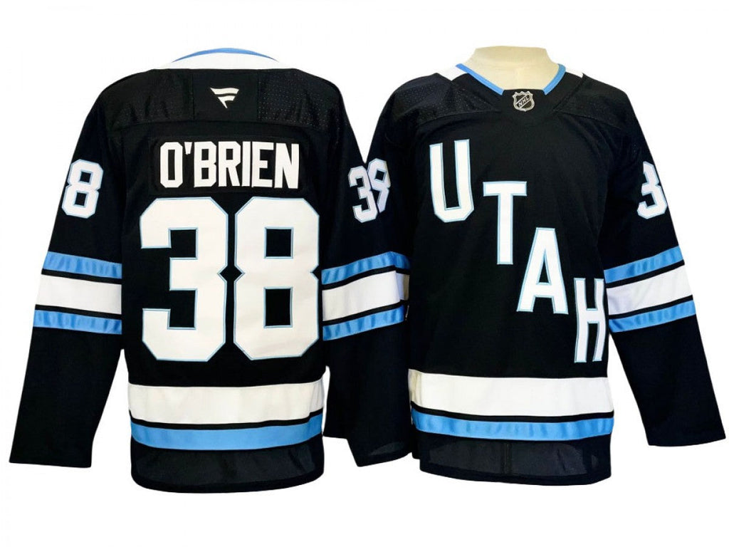 Utah Hockey Club #38 Liam O'Brien Black Jersey
