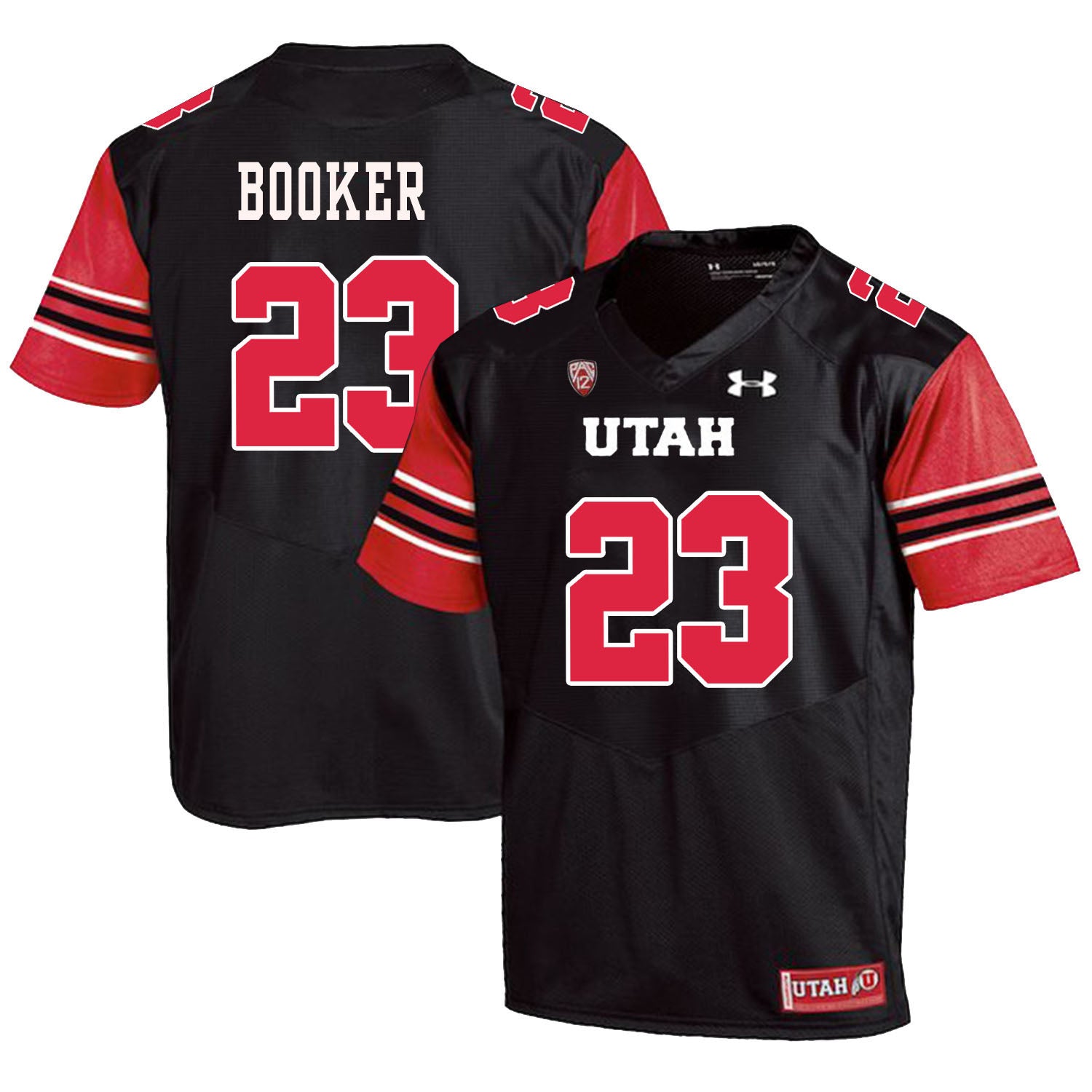 Utah Utes #23 Devontae Booker NCAA College Football Jersey Black