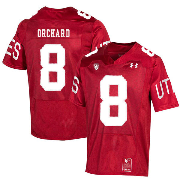 Utah Utes #8 Nate Orchard NCAA College Football Jersey Red