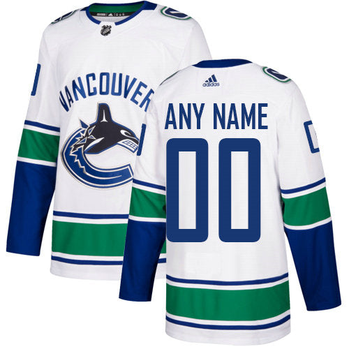 Vancouver Canucks NHL White Customized Jersey