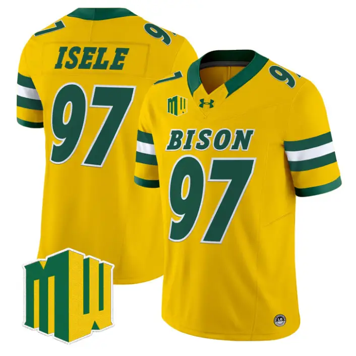 Victor Isele Jersey #97 North Dakota State Bison 2026 Vapor Stitched