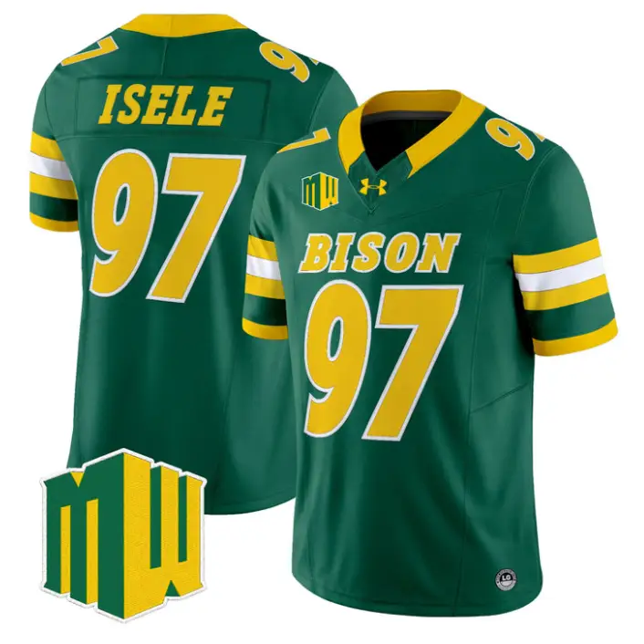 Victor Isele Jersey #97 North Dakota State Bison 2026 Vapor Stitched
