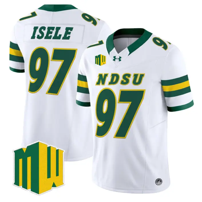 Victor Isele Jersey #97 North Dakota State Bison 2026 Vapor Stitched