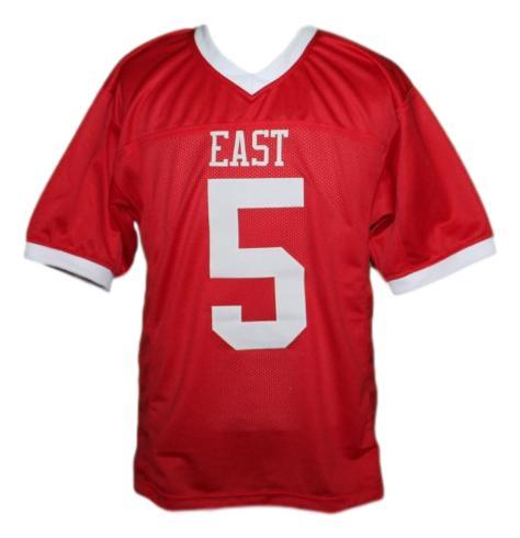 Vince Howard #5 East Dillon Lions Football Jersey Red