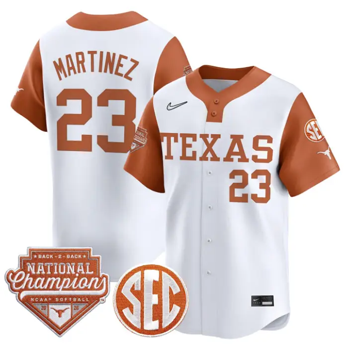 Viviana Martinez Jersey #23 Texas 2026 Back-To-Back World SeriesChampions