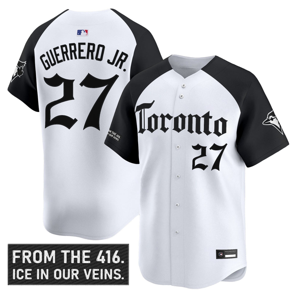 Vladimir Guerrero Jr Jersey #27 Toronto Blue Jays Gothic North Alternate