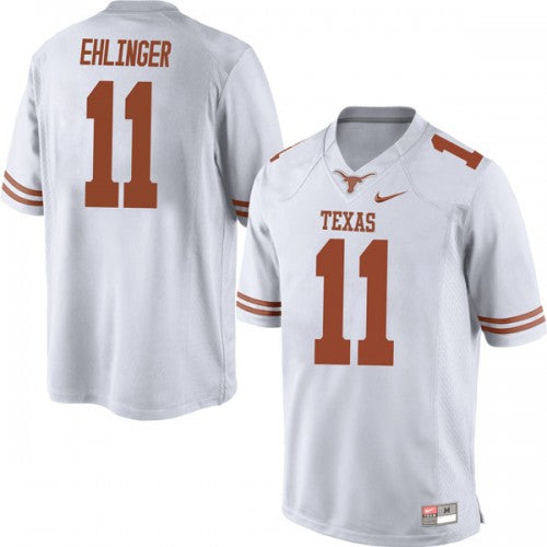 #11 Sam Ehlinger Texas Longhorns Replica White Football College Jersey