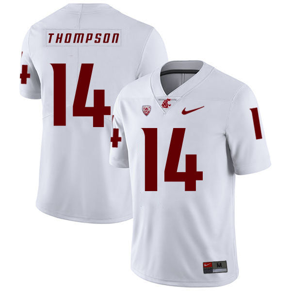 Washington State Cougars #14 Jack Thompson NCAA Football Jersey White