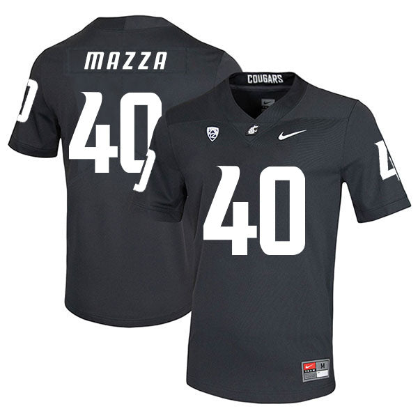Washington State Cougars #40 Blake Mazza NCAA Football Jersey Black