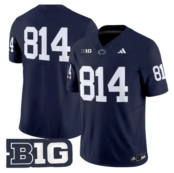 WHITEOUT Jersey #814 Penn State 2026 No Name on Back Limited Stitched