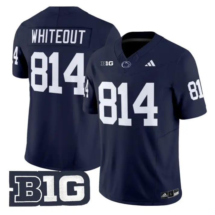 WHITEOUT Jersey #814 Penn State Nittany 2026 Limited Stitched