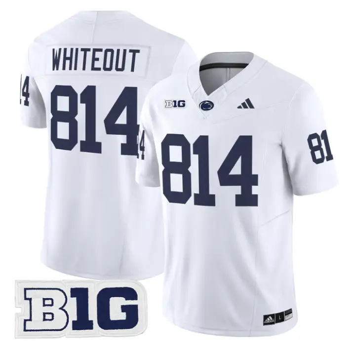 WHITEOUT Jersey #814 Penn State Nittany 2026 Limited Stitched