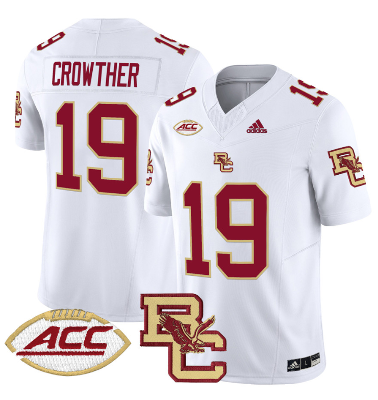 Welles Crowther Jersey #19 Boston College Eagles 2024 Stitched White