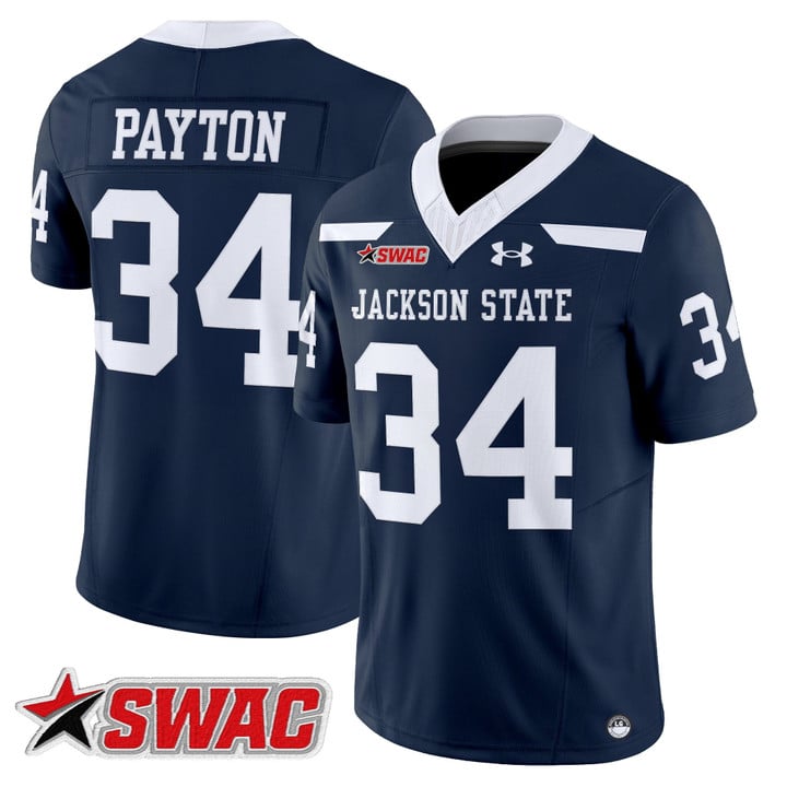 Walter Payton Jersey #34 Jackson State Tigers 2025 Limited Stitched