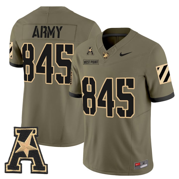 West Point Jersey #845 Army Black Knights 2025 Vapor Stitched