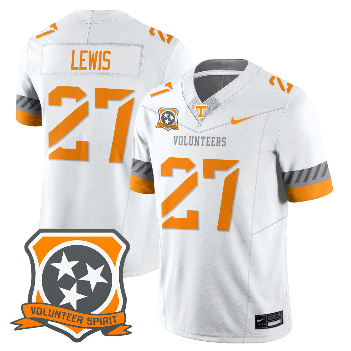 Men Tennessee Volunteers Football 2025 Spirit Limited Jersey - All Stitched
