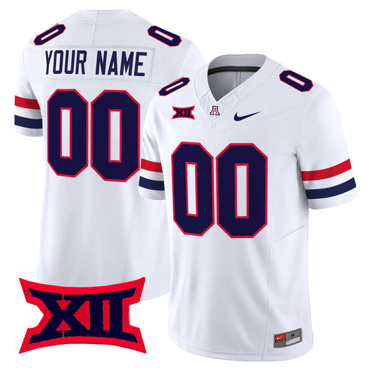 Custom Arizona Wildcats Jersey Name, Number 2025 Vapor Limited Stitched White