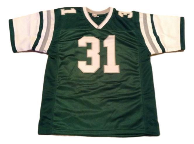 Wilbert Montgomery CUSTOM STITCHED Unsigned Football Green Jersey