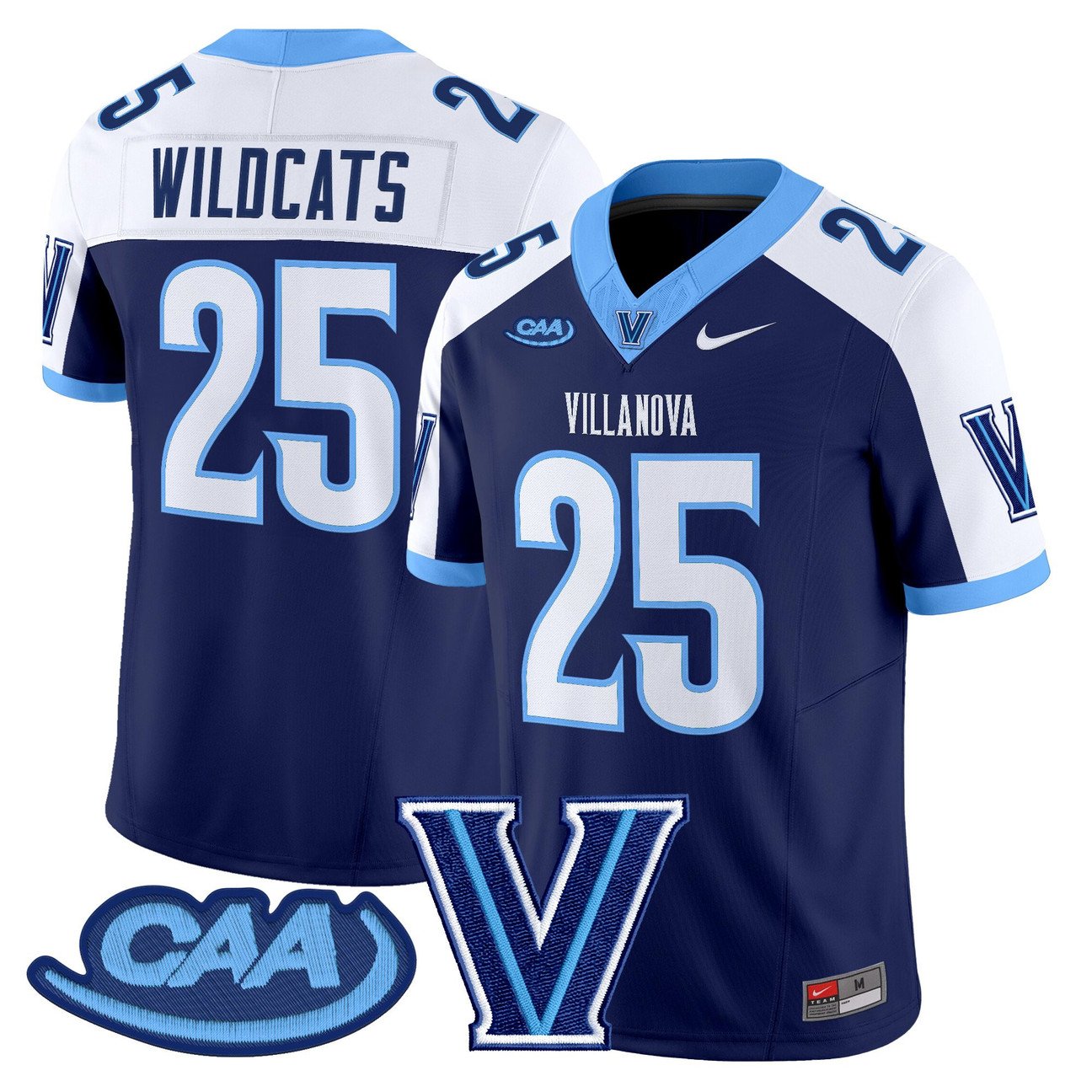 Wildcats Jersey #25 Villanova Wildcats 2025 Vapor Limited Stitched
