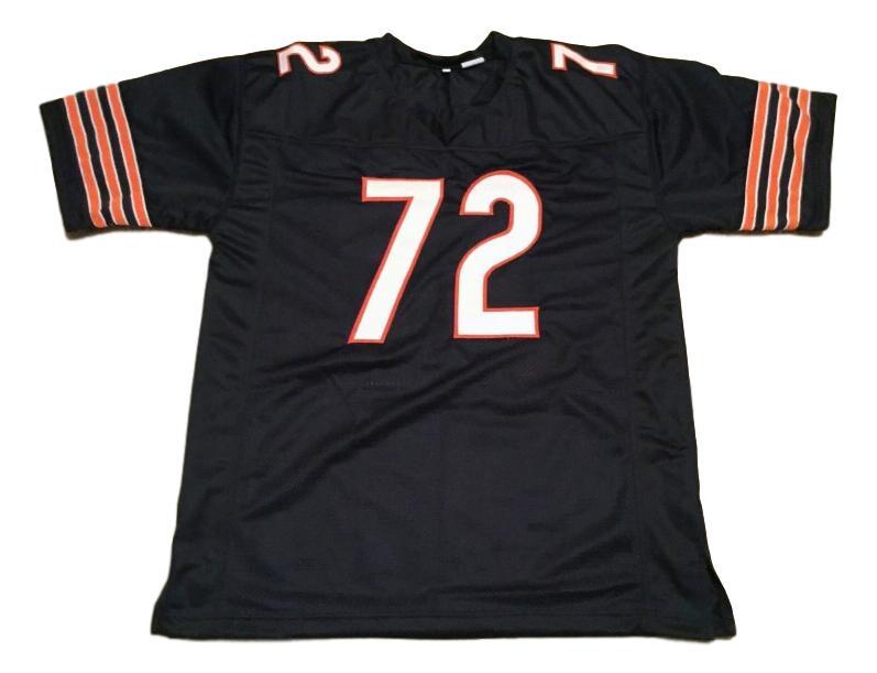 William Perry CUSTOM STITCHED Unsigned Football Jersey Blue