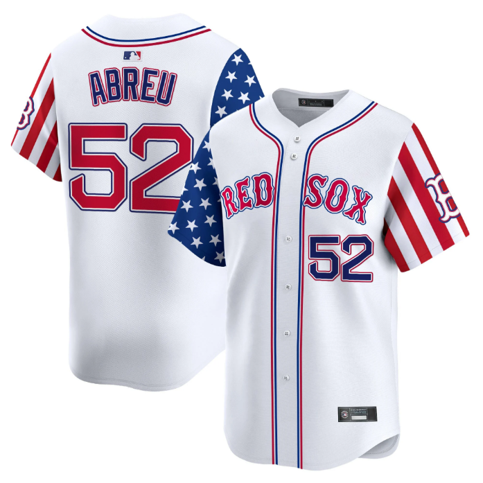 Wilyer Abreu Jersey #52 Boston Red Sox 2025 Memorial Day Vapor Premier Limited Stitched White