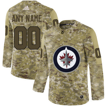 Winnipeg Jets Camo Customized Jersey
