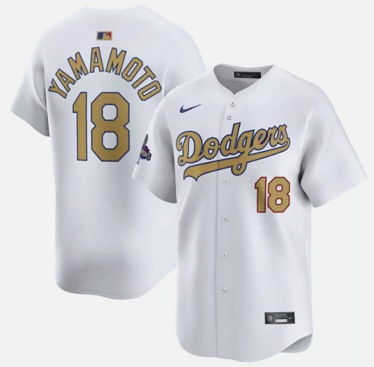 Fernando Valenzuela Jersey #34 Dodgers Mexico 2025 LA Gothic Style Patch Limited Stitched Black