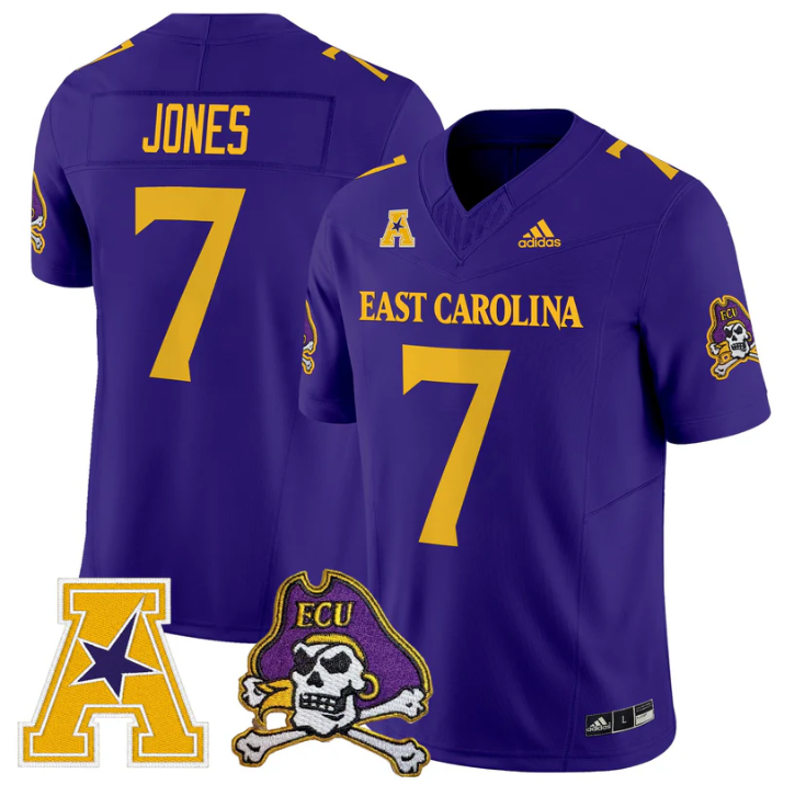 Zay Jones Jersey #7 East Carolina Pirates 2025 Vapor Limited Stitched