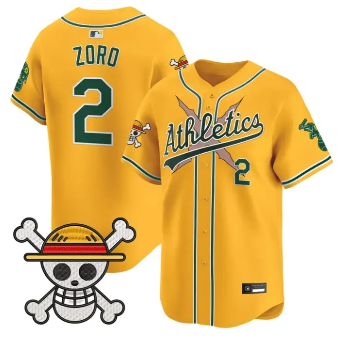 Zoro Jersey #2 Athletics One Piece Vapor Premier Limited Stitched