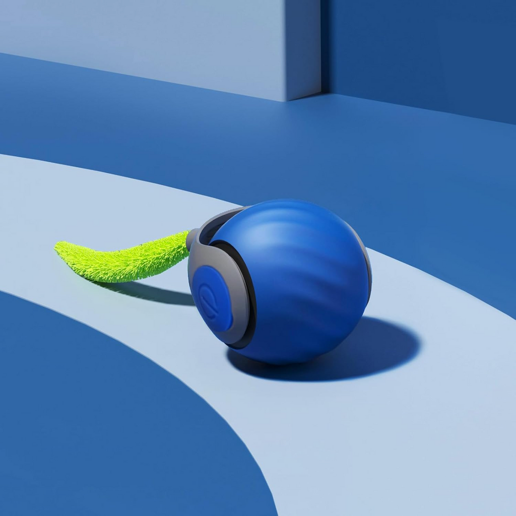 Interactive Electric Rolling Ball with Teasing Tail