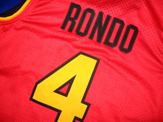 Rajon Rondo Jersey #4 Oak Hill High School Basketball Red