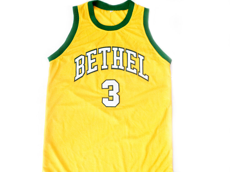 Chancey Billups Jersey #3 Iverson Bethel College Basketball Gold