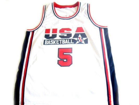 David Robinson Jersey #5 Team USA BasketBall White