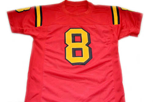 Clark Kent Jersey #8 Superman Smallville Movie Football Red
