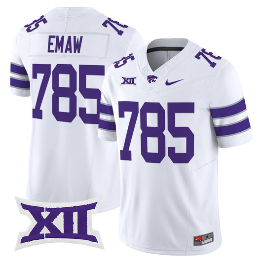 EMAW Jersey #785 Kansas State Wildcats 2025 Limited Stitched White