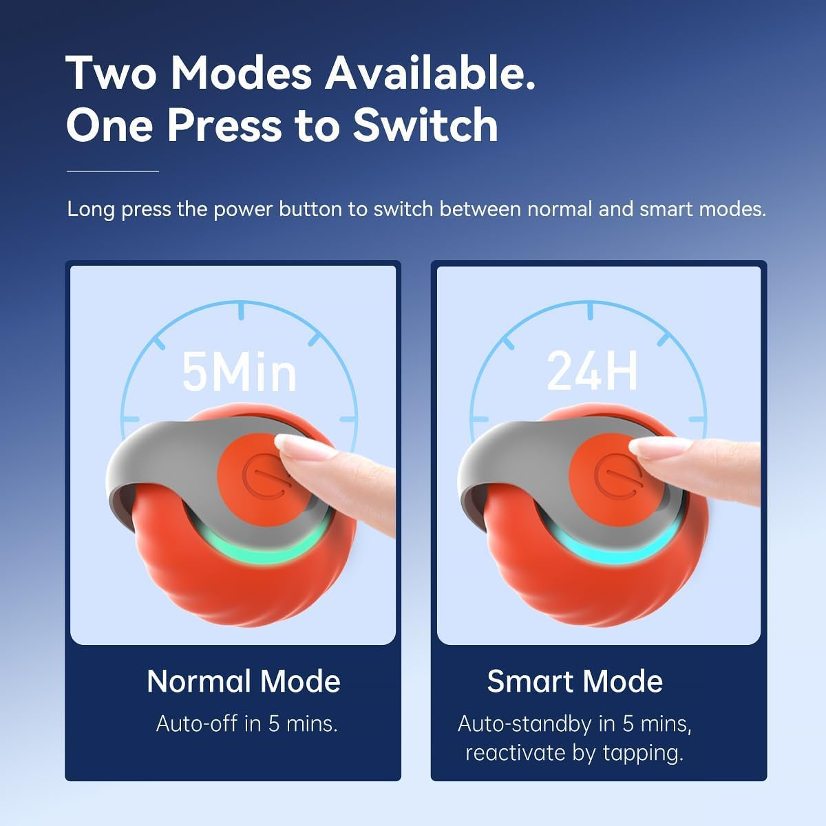 Interactive Electric Rolling Ball with Teasing Tail