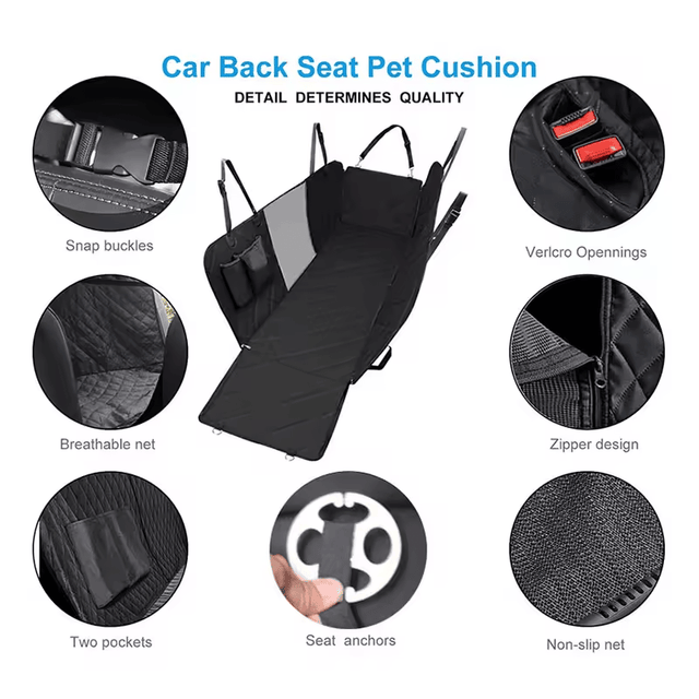 Back Seat Extender with Dog Removable Cooling Pad