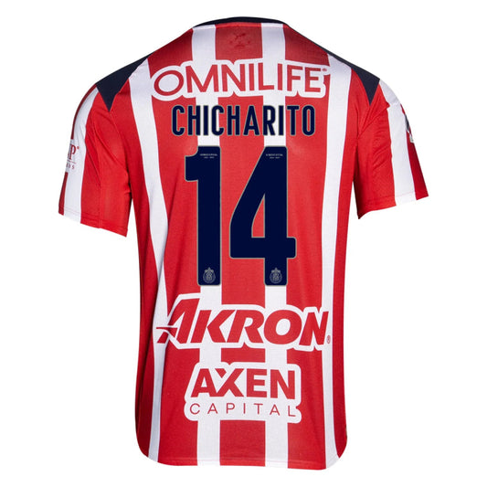 Chivas 2025-26 CHICHARITO 14 Home Jersey – Red