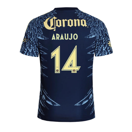 Club América 2025-26 Araujo 14 Away Jersey – Navy