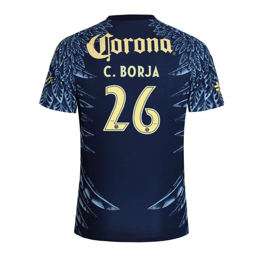 Club América 2025-26 C. Borja 26 Away Jersey – Navy