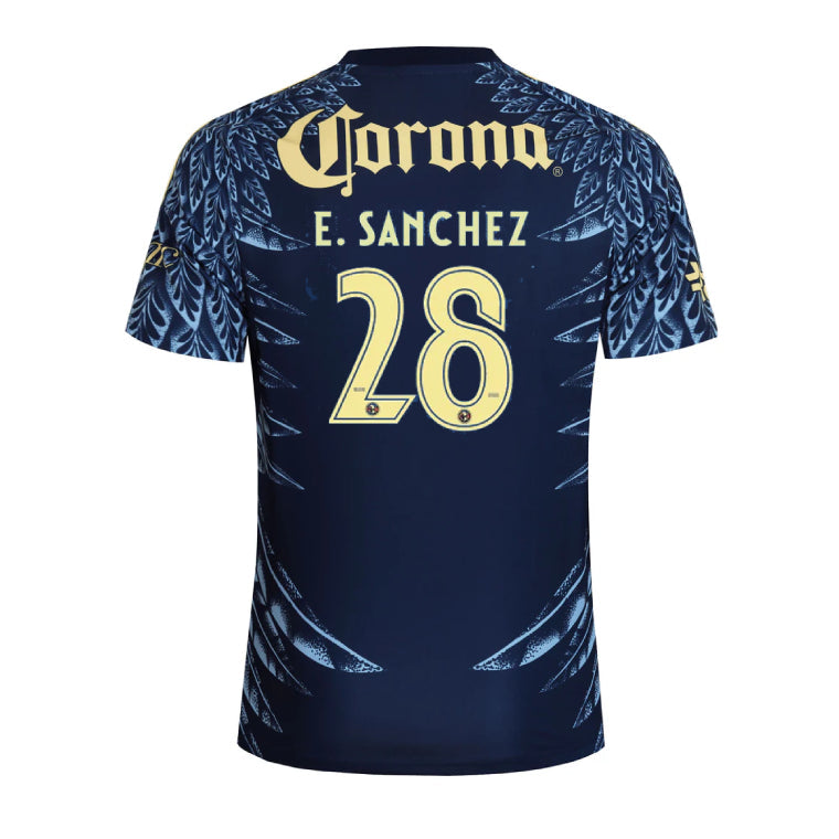 Club América 2025-26 E. Sanchez 28 Away Jersey – Navy