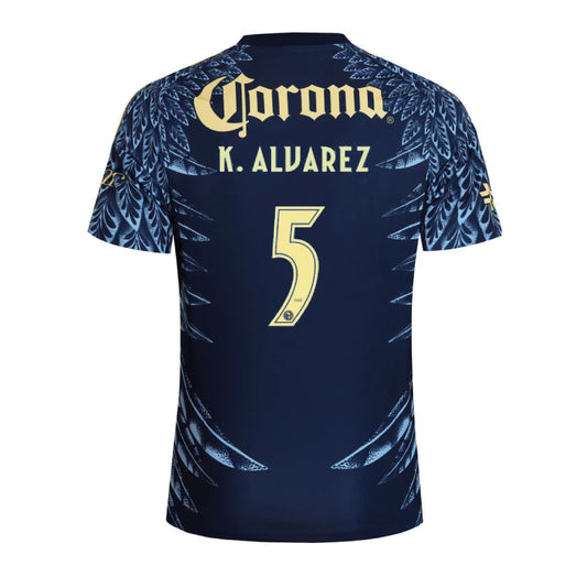 Club América 2025-26 K. Alvarez 5 Away Jersey – Navy