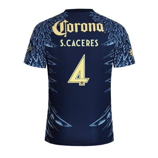 Club América 2025-26 S. Caceres 4 Away Jersey – Navy