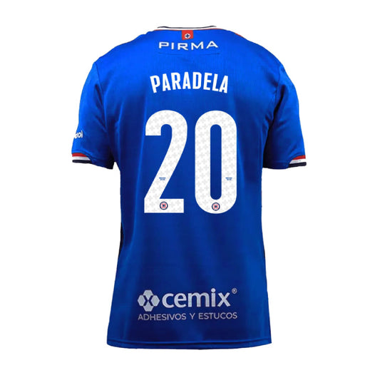 Cruz Azul 2025-26 Home PARADELA 20 Jersey – Blue