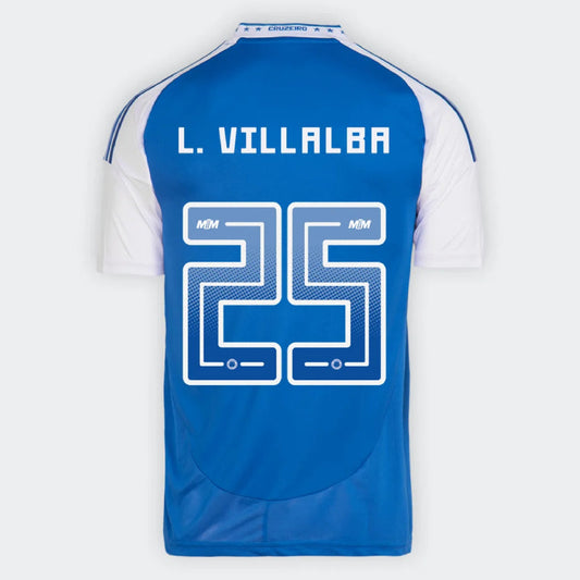 Cruzeiro L. VILLALBA 25 Home 2025-26 Jersey – Blue