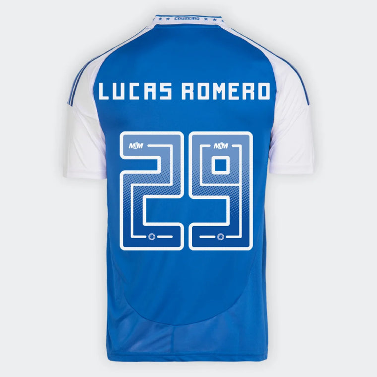 Cruzeiro LUCAS ROMERO 29 Home 2025-26 Jersey – Blue