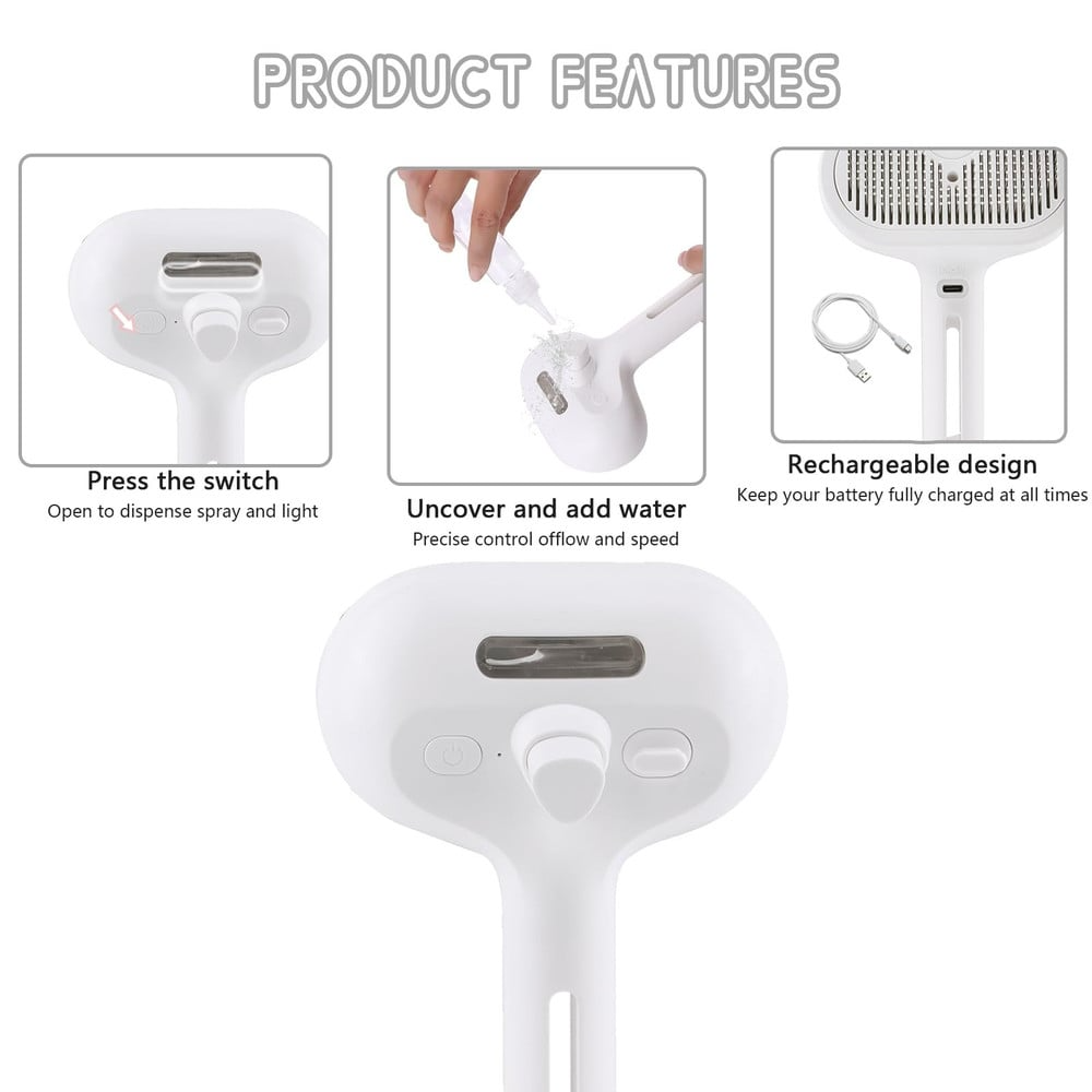 AquaPaw Spray Brush