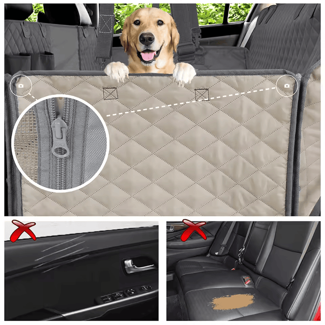 Back Seat Extender with Dog Removable Cooling Pad