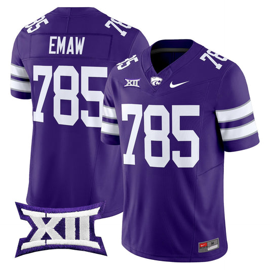 EMAW Jersey #785 Kansas State Wildcats 2025 Limited Stitched Purple