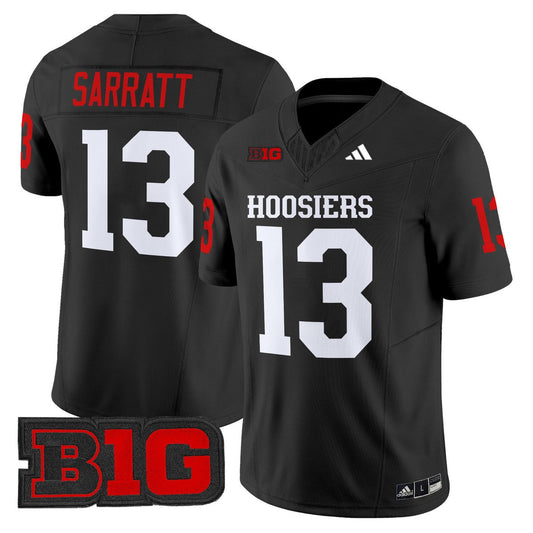 Elijah Sarratt Jersey #13 Indiana Hoosiers 2025 Limited Stitched Black